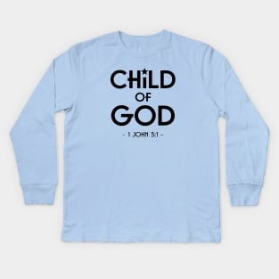 Child of God bible verse Kids Long Sleeve T-Shirt